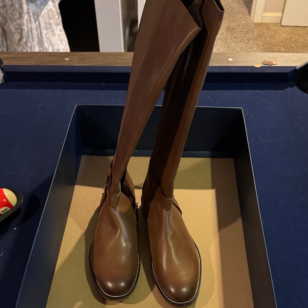 Cole Haan Brown Heeled Boots - Picture 5 of 14